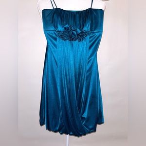 Morgan &Co. Teal Dress Size XS